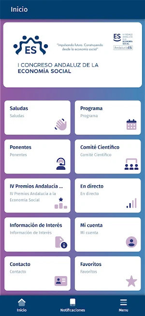 I Congreso Economía Social Screenshot 1