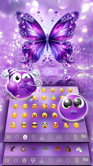 Stylish Butterfly Keyboard Screenshot 2