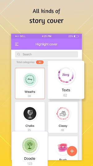 Highlight Cover Designer for Instagram with Icons Screenshot 0