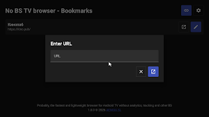 No BS TV Browser Screenshot 1