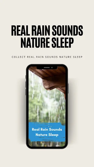 Real Rain Sounds  Nature Sleep Screenshot 0