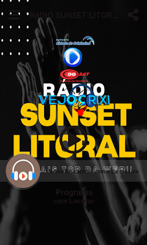 Rádio Sunset Litoral Screenshot 0