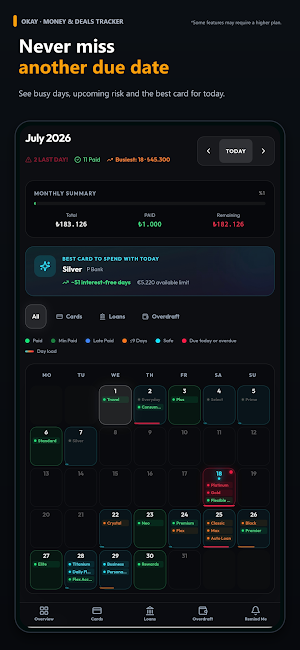 Okay - Money & Deals Tracker Screenshot 2