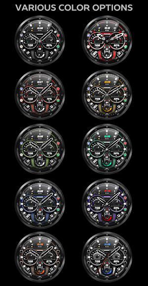 WFP 240 Excalibur watch face Screenshot 2
