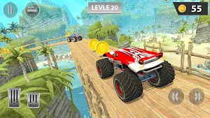 Mountain Climb Stunt 4x4: Monster Truck Drive Screenshot 3