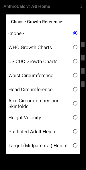 AnthroCalc Screenshot 1