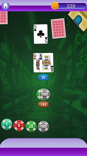 Blackjack House Of Cards Screenshot 0