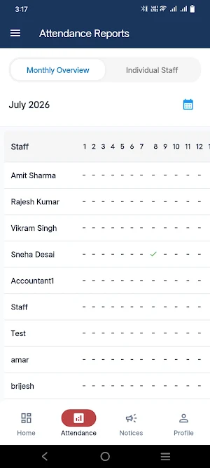 Mansa Global School Staff Screenshot 2