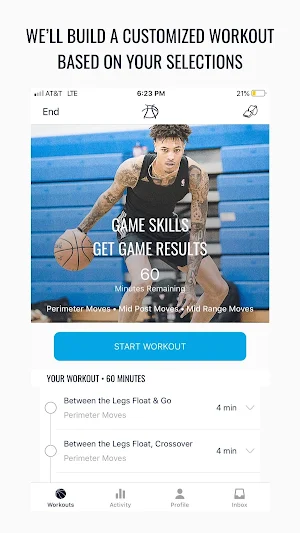 Pure Sweat Basketball Workouts Screenshot 2