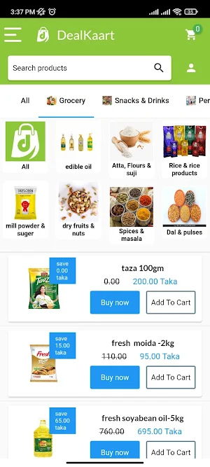 Dealkaart Screenshot 3