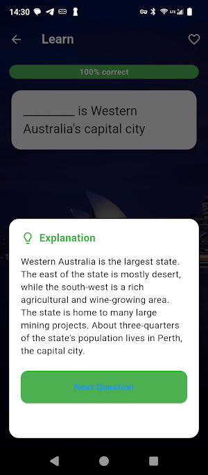 Australia Citizenship Test 25 Screenshot 2