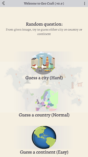 Geocraft Quiz Screenshot 1