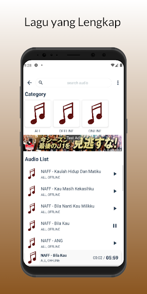 Lirik Lagu Naff Offline Screenshot 2