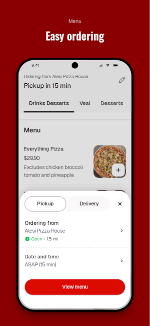 Alesi Pizza House Screenshot 2