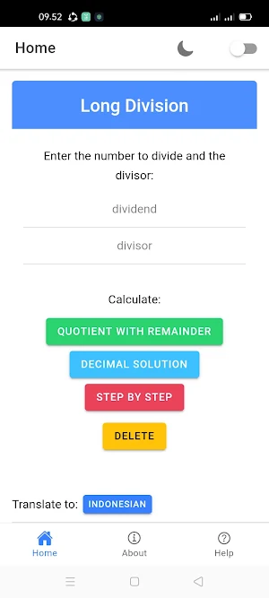 Long Division with Steps Screenshot 0