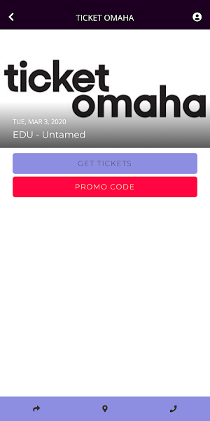 Ticket Omaha Screenshot 2