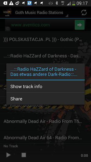 Goth Music Radio Stations Screenshot 1