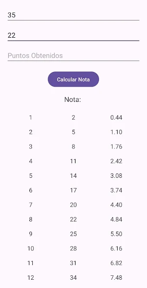 Examen Calculator Screenshot 0