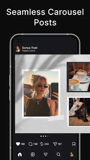 Carousel Post Layout: SwipeMix Screenshot 0