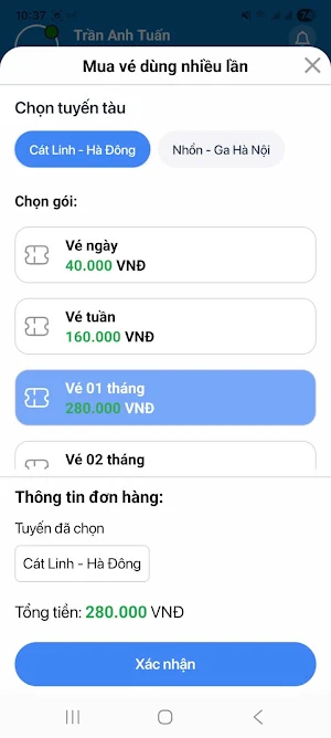 Hà Nội Metro Screenshot 2