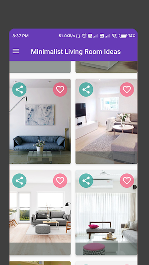 Minimalist Living Room Ideas Screenshot 2