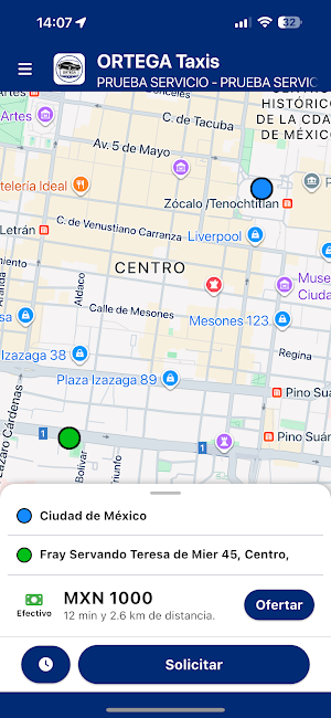 ORTEGA Taxis Screenshot 0