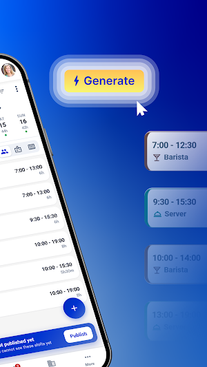 Employee Shift Scheduler Screenshot 1