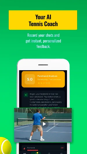 CourtAI: Your AI Tennis Coach Screenshot 0