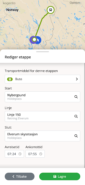 Reisevaner Screenshot 1