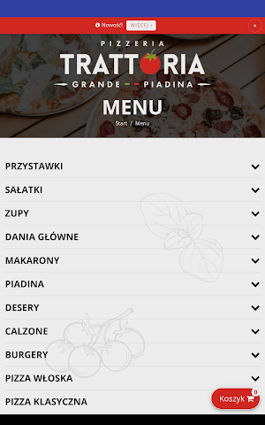 Trattoria Grande Piadina Screenshot 2