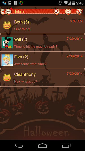 Handcent 6 (Halloween 2013) Screenshot 0