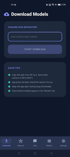 LLM Hoster Screenshot 2