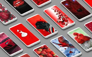 Red Wallpaper ❤️ Screenshot 0