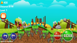 Motu Patlu Cartoon Hills Biking Game Screenshot 2