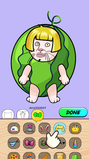 Banana Mix: Cat Meme Makeover Screenshot 2