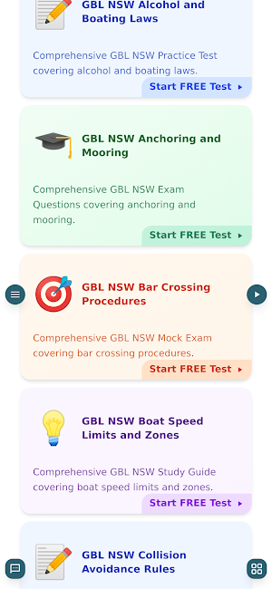 Boat Licence Practice Test Screenshot 2