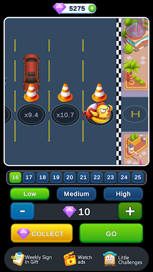 Rocket Chicken - Flying Across Screenshot 1