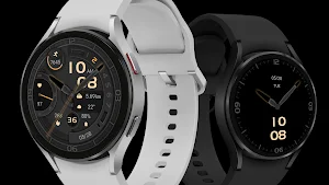 Orange Ink Black For Wear OS Screenshot 3