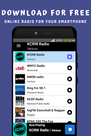 Kcrw Radio Station Live Stream Screenshot 1