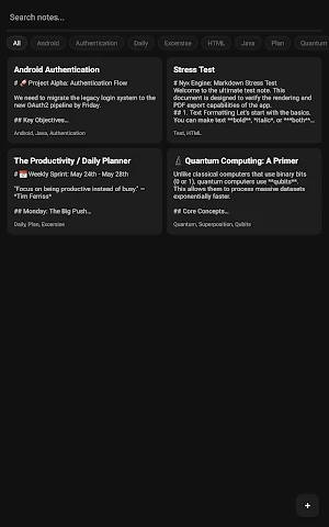 Nyx: Offline Markdown Notes Screenshot 0