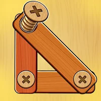 Wood Nuts Bolts Puzzle Game