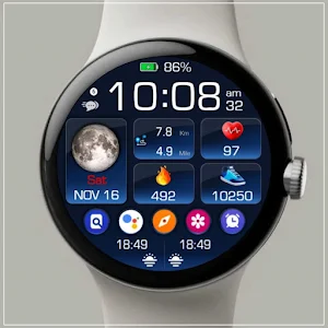 Modular: Wear OS Watch face 96 Screenshot 2