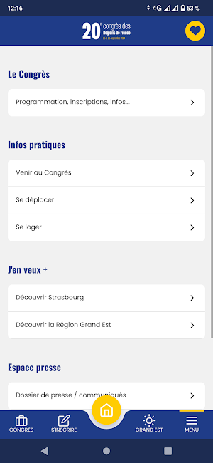Congrès Régions de France Screenshot 3