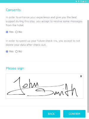 B-Guest Front Desk Check-In Screenshot 0