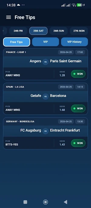 Score Expert - 2+ Odds Tips Screenshot 0