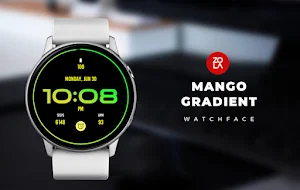 Mango Gradient Watch Face Screenshot 0