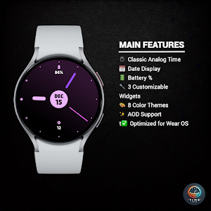 Time Basics - watch face Screenshot 1