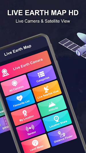 Live Earth Map HD – Live Cam Screenshot 1