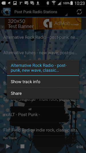 Post Punk Radio Screenshot 2