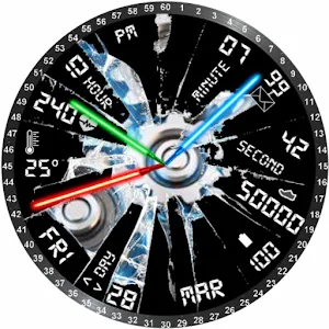 Animated 3D Gyro Broken Watch Screenshot 1